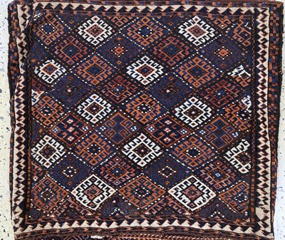 27149301a - 4 Sumakh Doppeltaschen, Persien, Anfang 20.Jhd, Wolle auf Wolle, ca. 145 x 75 cm, EHZ:3 ...
