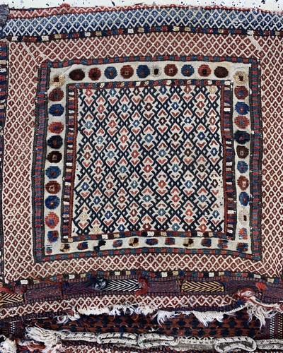 27149301g - 4 Sumakh Doppeltaschen, Persien, Anfang 20.Jhd, Wolle auf Wolle, ca. 145 x 75 cm, EHZ:3 ...