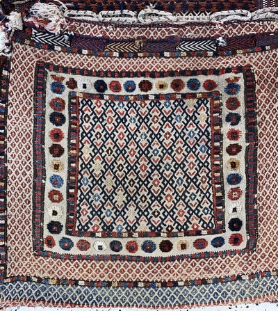 27149301h - 4 Sumakh Doppeltaschen, Persien, Anfang 20.Jhd, Wolle auf Wolle, ca. 145 x 75 cm, EHZ:3 ...