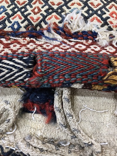 27149301i - 4 Sumakh Doppeltaschen, Persien, Anfang 20.Jhd, Wolle auf Wolle, ca. 145 x 75 cm, EHZ:3 ...