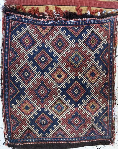 27149301k - 4 Sumakh Doppeltaschen, Persien, Anfang 20.Jhd, Wolle auf Wolle, ca. 145 x 75 cm, EHZ:3 ...