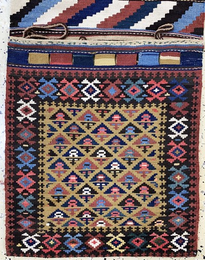 27149302b - 3 Doppelttaschen, Persien, Anfang 20.Jhd, Wolle auf Wolle, ca. 130 x 52 cm, EHZ: 2-3 ...