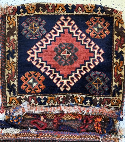 27149302d - 3 Doppelttaschen, Persien, Anfang 20.Jhd, Wolle auf Wolle, ca. 130 x 52 cm, EHZ: 2-3 ...