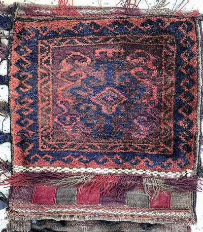 27149302g - 3 Doppelttaschen, Persien, Anfang 20.Jhd, Wolle auf Wolle, ca. 130 x 52 cm, EHZ: 2-3 ...
