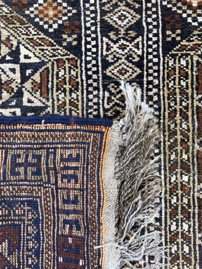 27149307d - Baloch, Afghanistan, mid-20th century, wool onwool, approx. 135 x 97 cm, condition: 2. ...