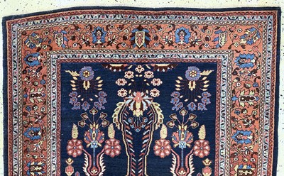 27149312a - Bidjar alt, Persien, Anfang 20.Jhd, Wolle auf Baumwolle, ca. 210 x 135 cm, EHZ: 2 ...