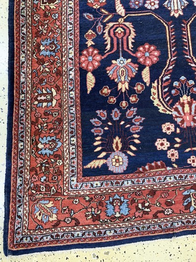 27149312c - Bidjar alt, Persien, Anfang 20.Jhd, Wolle auf Baumwolle, ca. 210 x 135 cm, EHZ: 2 ...
