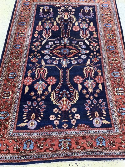 27149312e - Bidjar alt, Persien, Anfang 20.Jhd, Wolle auf Baumwolle, ca. 210 x 135 cm, EHZ: 2 ...