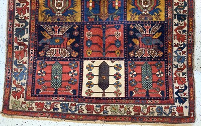 27149313c - Bachtiar alt, Persien, Anfang 20.Jhd, Wolleauf Baumwolle, ca. 235 x 142 cm, EHZ: 2-3 ...