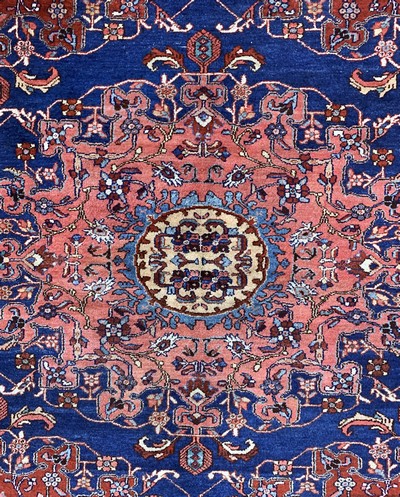 27149314c - Tafresch, Persien, Mitte 20.Jhd, Wolle auf Baumwolle, ca. 198 x 142 cm, EHZ: 2-3 ...
