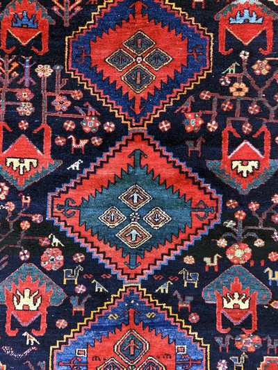 27149315c - Shahsawan, Persien, Mitte 20.Jhd, Wolle aufBaumwolle, ca. 195 x 132 cm, EHZ: 3 ...