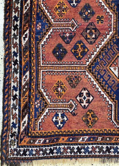 27149316b - Schiraz alt, Persien, Anfang 20.Jhd, Wolle auf Wolle, ca. 232 x 163 cm, EHZ: 3 ...