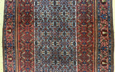 27149318b - Antiker Bidjar, Persien, um 1900, Wolle aufBaumwolle, ca. 230 x 140 cm, EHZ: 2-3 ...