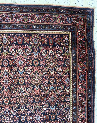 27149319d - Bidjar fein alt, Persien, Anfang 20.Jhd, Wolle auf Baumwolle, ca. 210 x 145 cm, EHZ: 2 ...