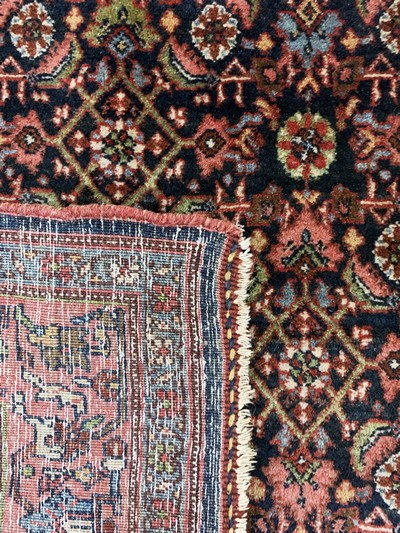27149319f - Bidjar fein alt, Persien, Anfang 20.Jhd, Wolle auf Baumwolle, ca. 210 x 145 cm, EHZ: 2 ...