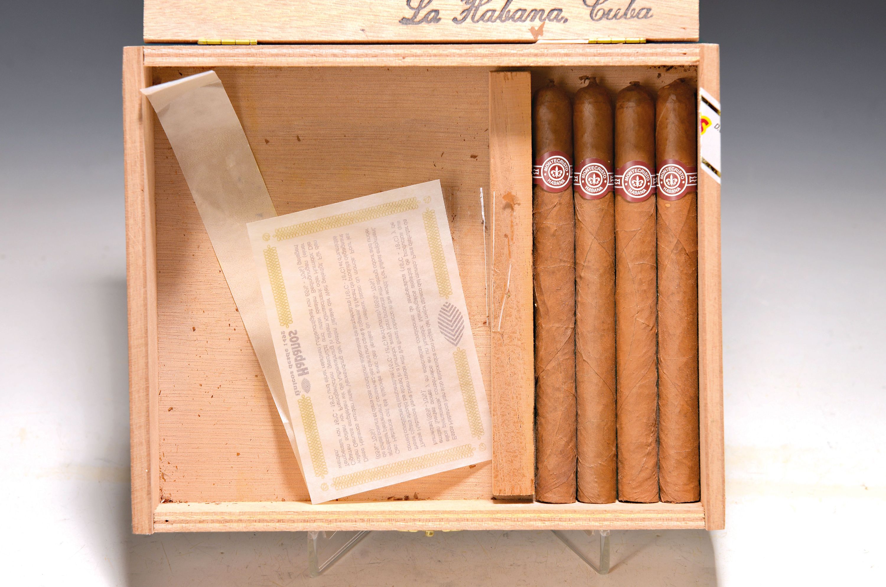 Image 27149446 - 25er-Kiste mit 4 Monte Cristo Especiales No. 2, Kuba, 2010, Laguito No. 2, Ringmaß 38, ...