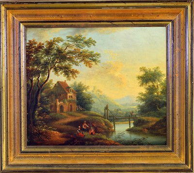 27149481b - Nachfolger des Christian Georg Schütz d.Ä. (1718-1791), 18.Jh., 2 Werke: romantische ...