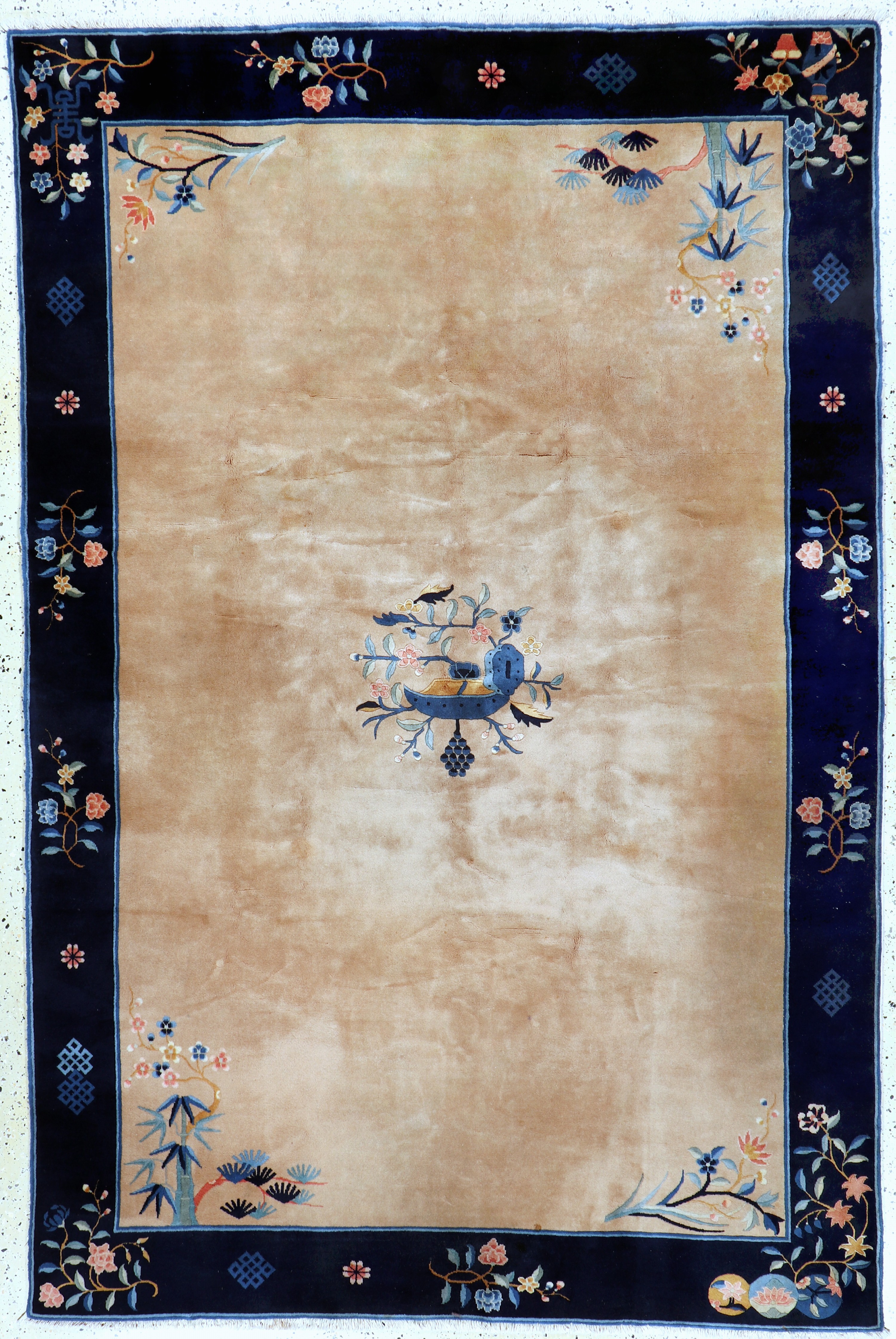Image 27149562 - Peking alt, China, Anfang 20.Jhd, Wolle aufBaumwolle, ca. 293 x 193 cm, ...