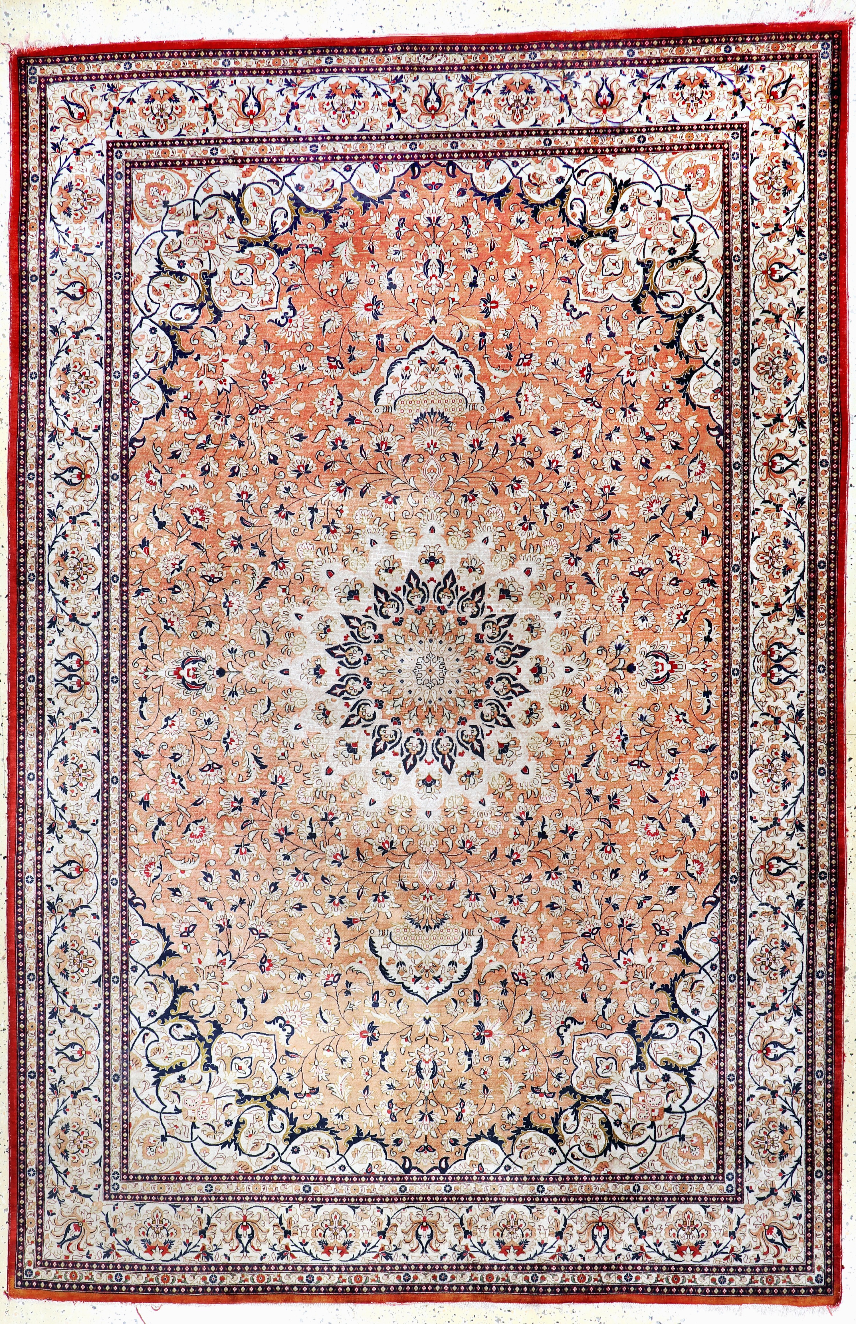 Image 27149594 - Ghom Seide, Persien, Mitte 20.Jhd, reine Naturseide, ca. 300 x 200 cm, verfärbt, EHZ: ...