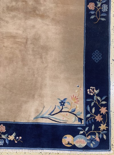 27149562a - Peking alt, China, Anfang 20.Jhd, Wolle aufBaumwolle, ca. 293 x 193 cm, ...