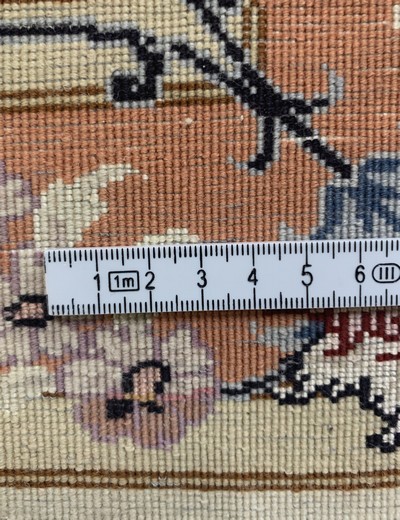 27149582e - Täbriz fein(50 Raj), Persien, Ende 20.Jhd, Korkwolle mit Seide, ca. 400 x 85 cm, ca. ...