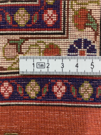 27149594i - Ghom Seide, Persien, Mitte 20.Jhd, reine Naturseide, ca. 300 x 200 cm, verfärbt, EHZ: ...