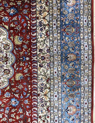 27149607e - Seiden Istanbul signiert, Türkei, Ende 20.Jhd, reine Naturseide, ca. 333 x 215 cm, ...