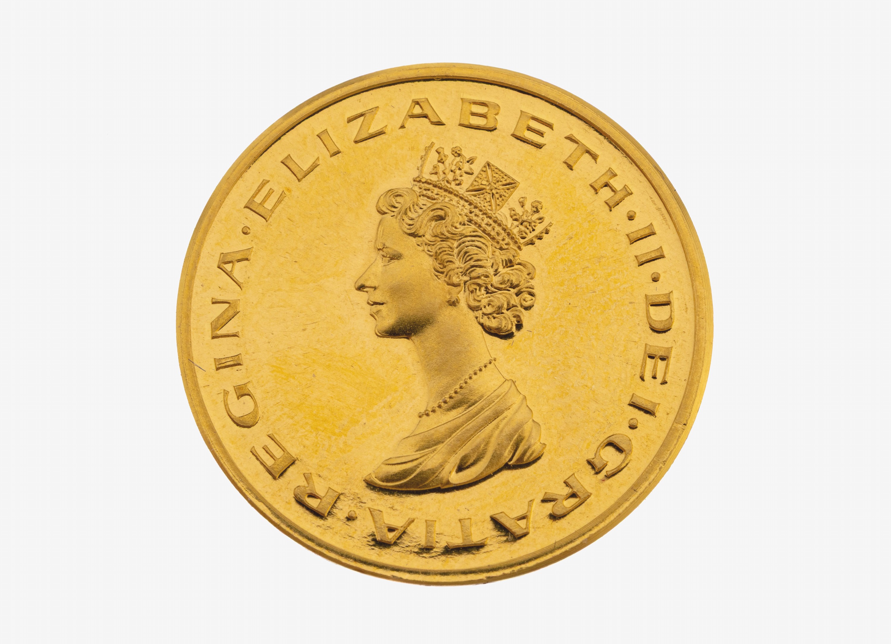 Image 27149709 - Medaille, The Imperial State Crown, GG 999/000, Regina Elizabeth II., ca. 3.1 g