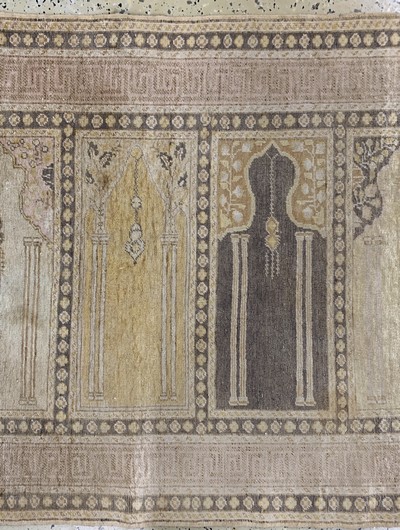 27149775c - Kayseri, Türkei, Anfang 20.Jhd., merzerisierte Baumwolle, ca. 230 x 89 cm, EHZ:2-3 ...