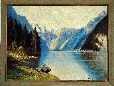 27149829k - Walter Heydendahl, Maler der Düsseldorfer Schule, 1. Hälfte 20. Jh., Am Königsee, ...