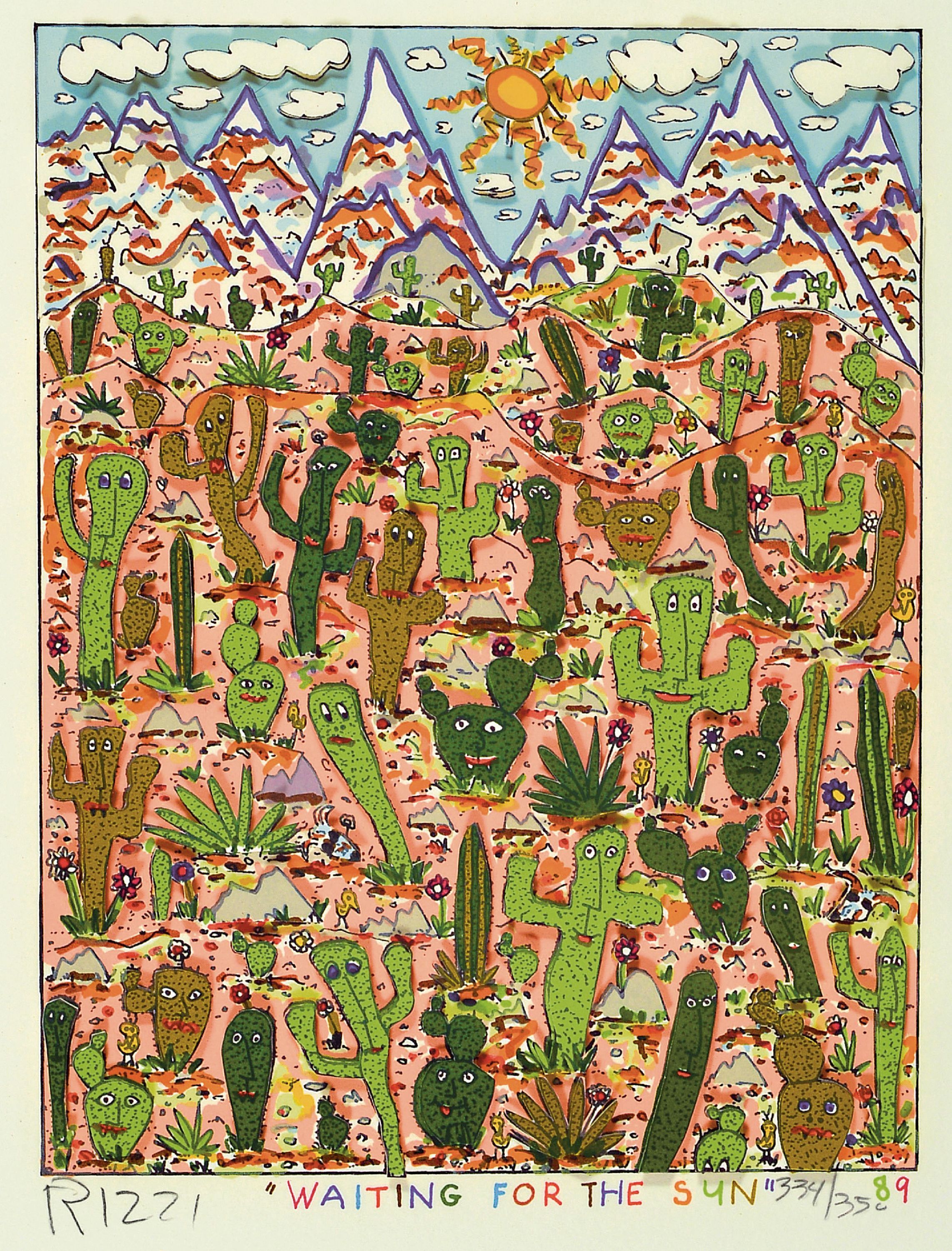 Image 27150256 - James Rizzi, 1950-2011 New York, Waiting for the sun, dreidimensionale ...
