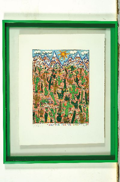 27150256k - James Rizzi, 1950-2011 New York, Waiting for the sun, dreidimensionale ...