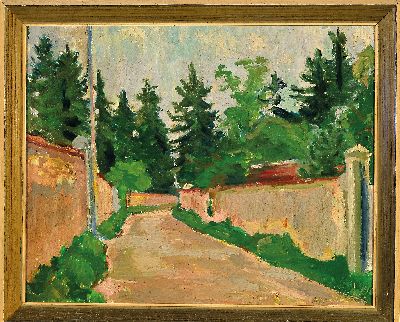 27150265k - Otto Ditscher, 1903-1987 Neuhofen, ´Nancy´ so bezeichnet, Straßenzug in Nancy den der ...
