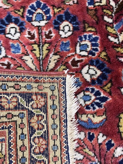 27151071d - 2 Lots Sarogh, Persien, Mitte 20.Jhd, Wolleauf Baumwolle, ca. 150 x 75 cm, EHZ: 2 ...