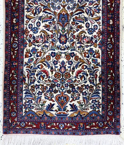 27151071f - 2 Lots Sarogh, Persien, Mitte 20.Jhd, Wolleauf Baumwolle, ca. 150 x 75 cm, EHZ: 2 ...