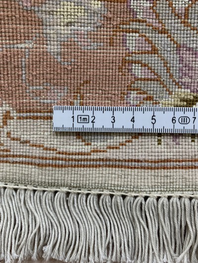 27151073e - Täbriz fein(50 Raj), Persien, Ende 20.Jhd, Korkwolle mit Seide, ca. 240 x 74 cm, ca. ...