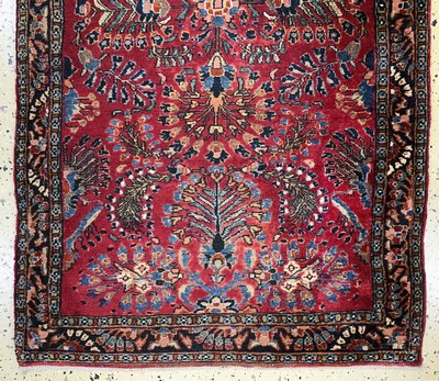 27151074b - Us Re-Import Sarogh, Persien, Anfang 20.Jhd, Korkwolle, ca. 145 x 85 cm, EHZ: 2 ...