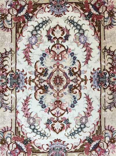 27151089a - 2 Lots Täbriz fein, Persien, Ende 20.Jhd, Korkwolle mit Seide, ca. 93 x 60 cm, EHZ: ...