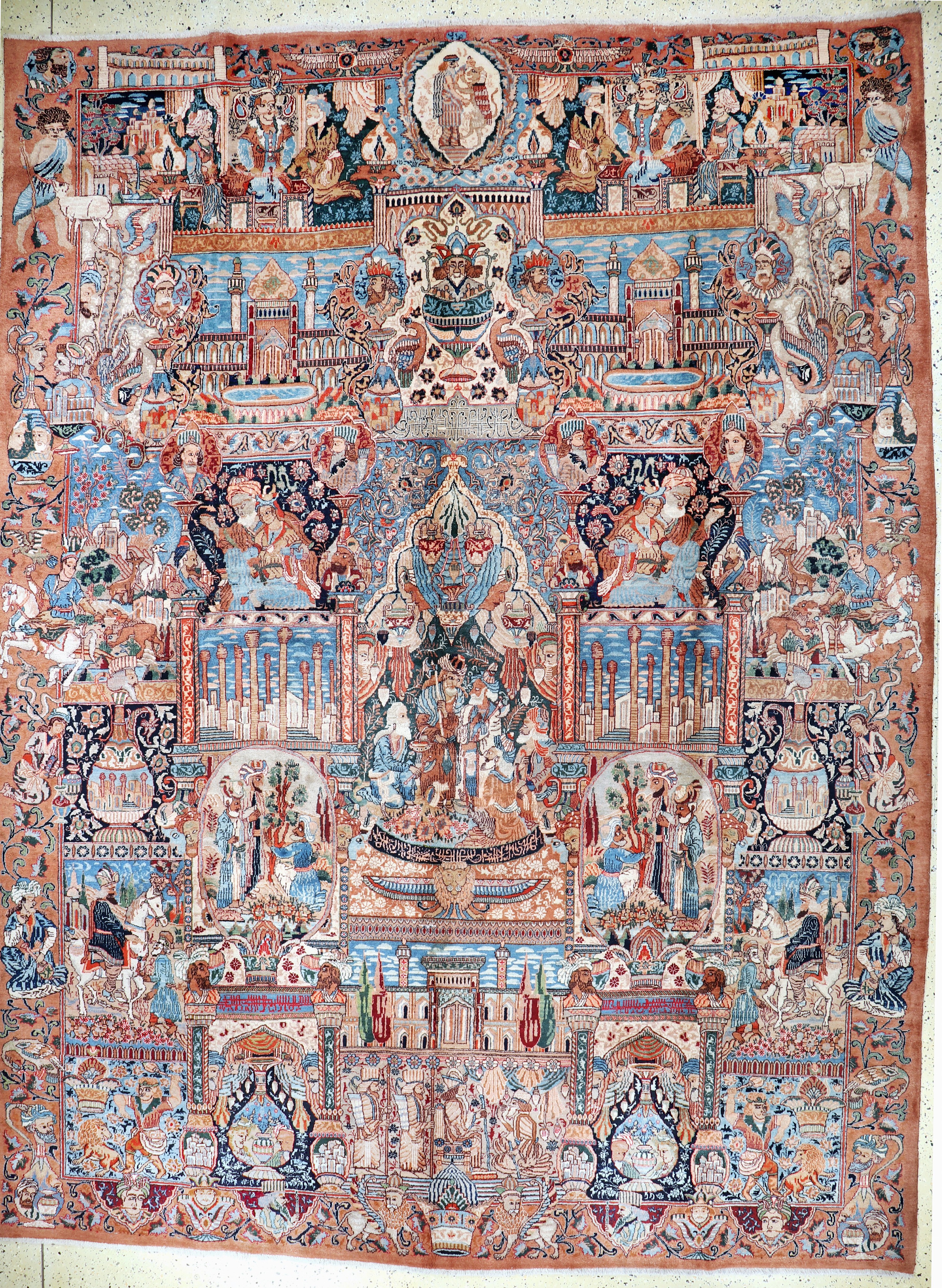 Image 27151123 - Kaschmar alt, Persien, Mitte 20.Jhd, Wolle auf Baumwolle, ca. 400 x 302 cm, EHZ: 3 ...