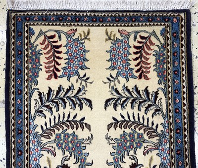 27151118a - 2 Lots Bidjar & Ghom, Persien, Ende 20.Jhd,Wolle auf Baumwolle, ca. 120 x 78 cm & ca. ...