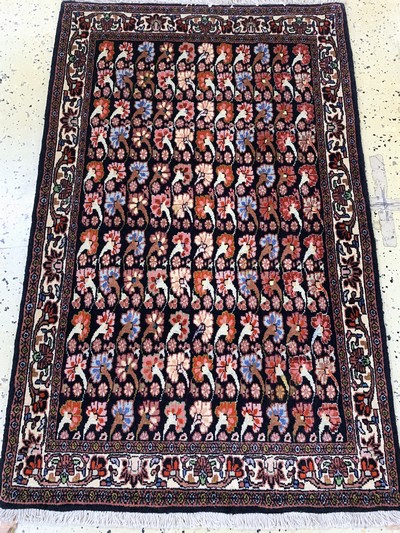 27151118f - 2 Lots Bidjar & Ghom, Persien, Ende 20.Jhd,Wolle auf Baumwolle, ca. 120 x 78 cm & ca. ...
