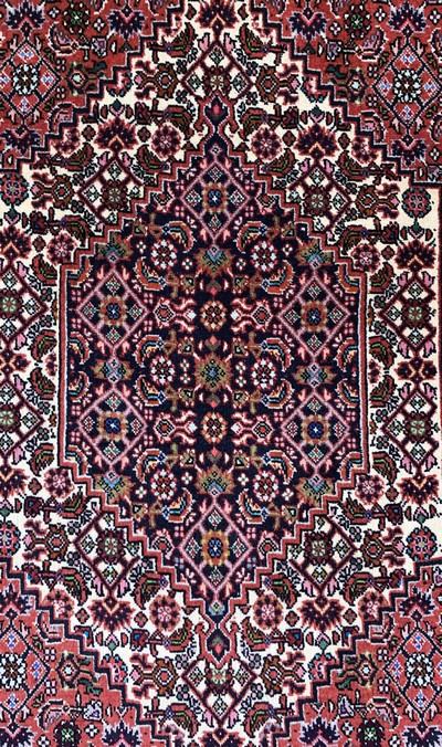 27151119d - 2 Lots Bidjar, Persien, Ende 20.Jhd, Wolle auf Baumwolle, ca. 112 x 70 cm & ca. 88 x 67 ...
