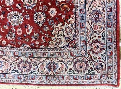27151121a - Saruk old, Persia, mid-20th century, wool on cotton, approx. 370 x 270 cm, condition: ...