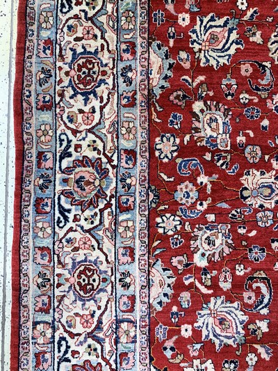 27151121c - Saruk old, Persia, mid-20th century, wool on cotton, approx. 370 x 270 cm, condition: ...