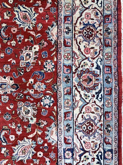 27151121e - Saruk old, Persia, mid-20th century, wool on cotton, approx. 370 x 270 cm, condition: ...
