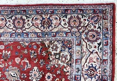 27151121f - Saruk old, Persia, mid-20th century, wool on cotton, approx. 370 x 270 cm, condition: ...