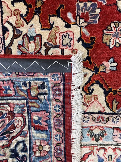 27151121i - Saruk old, Persia, mid-20th century, wool on cotton, approx. 370 x 270 cm, condition: ...
