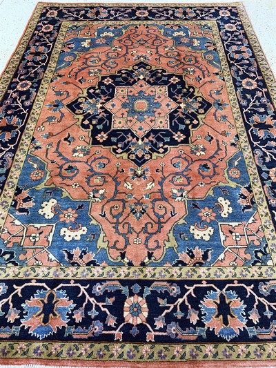 27151124g - Heriz alt, Persien, Mitte 20.Jhd, Wolle aufBaumwolle, ca. 310 x 205 cm, EHZ: 1-2 ...