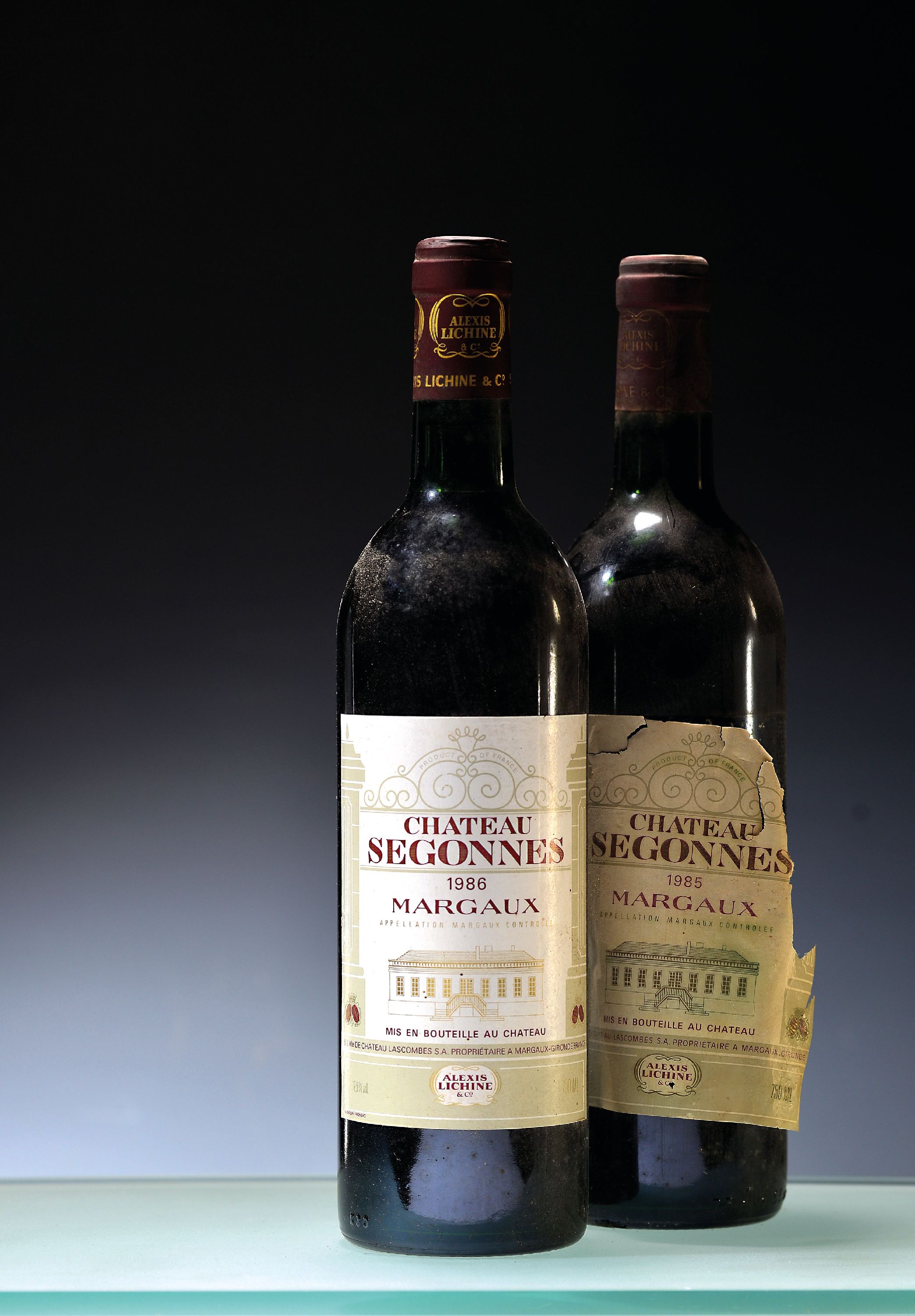 Image 27151446 - 8 Flaschen Chateau Segonnes, je 4x Jg. 1985 und 1986, Margaux, ca. 75cl, 12,5%Vol. ...