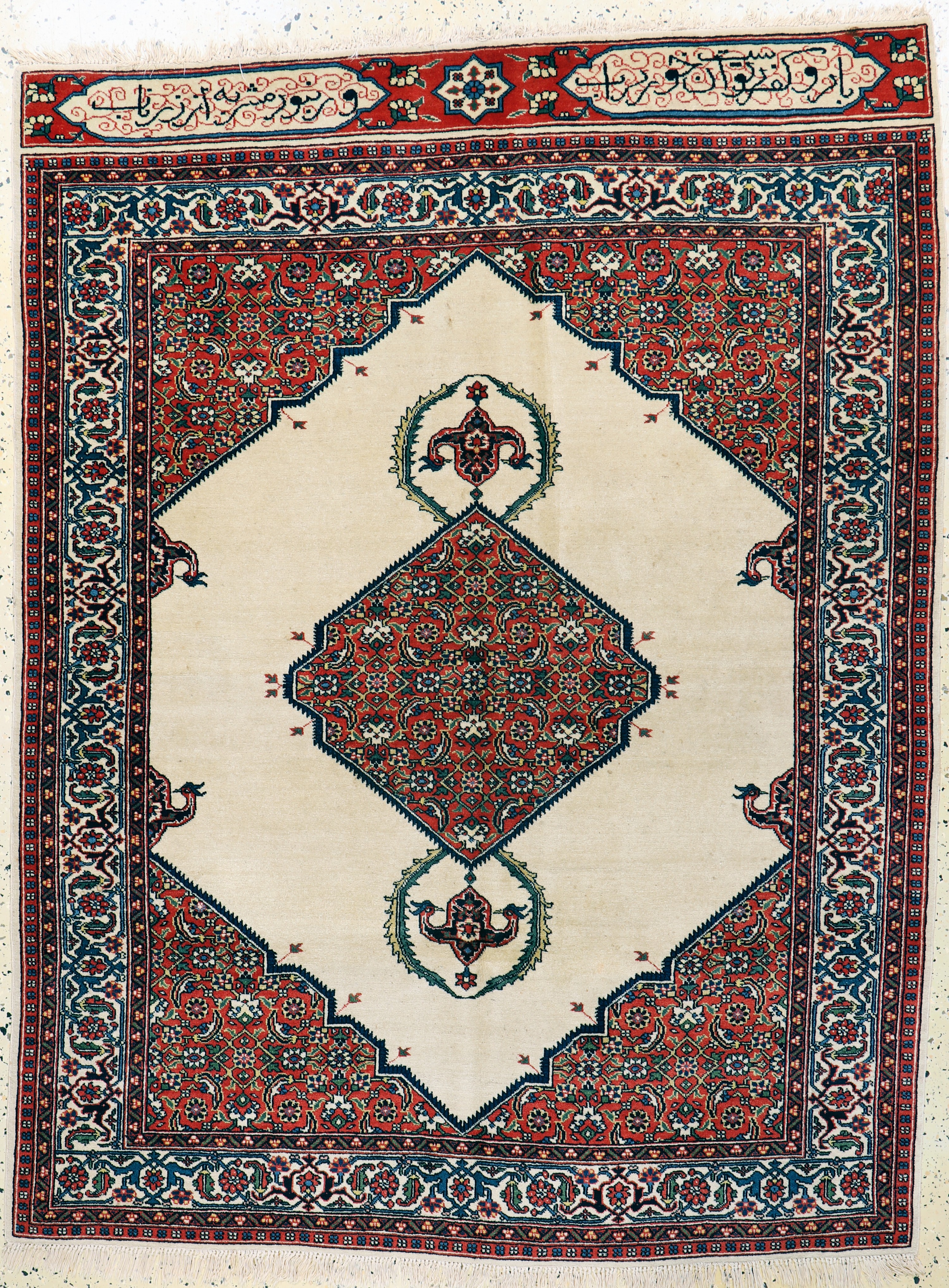Image 27152084 - Lahor, Pakistan, Ende 20.Jhd, Wolle auf Baumwolle, ca. 188 x 140 cm , ...
